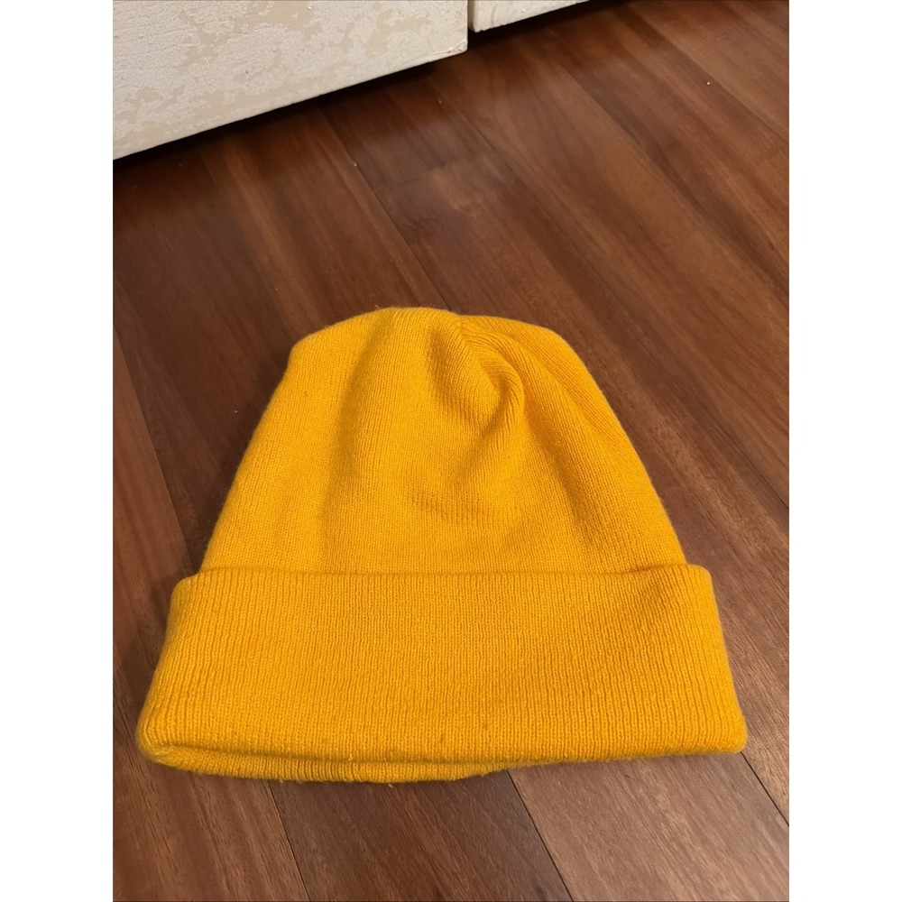 Vintage Pokémon Pikachu Knit Orange Embroidered Beanie Patch One Size - Picture 5 of 5
